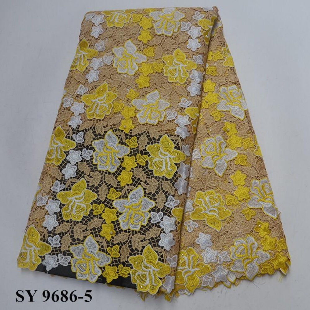 African Cupion high  quality African lace